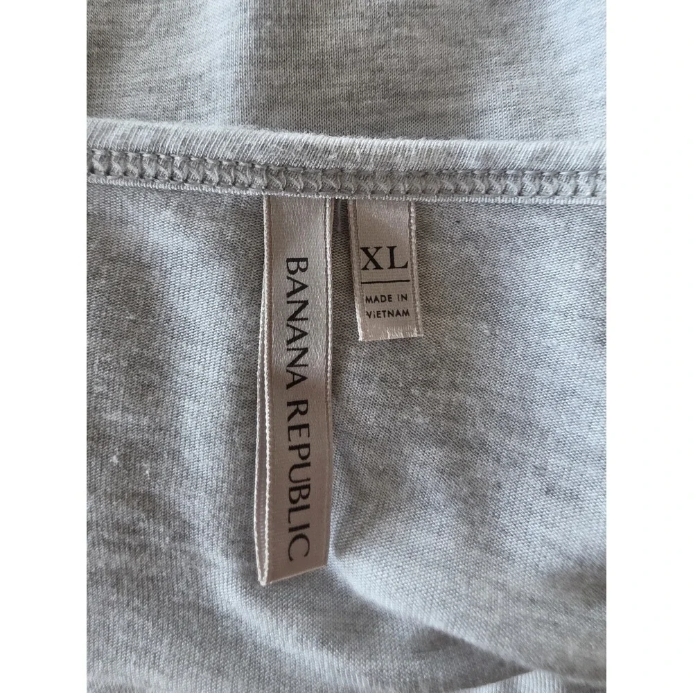Banana Republic Women's XL Gray Modal Short Sleeve T-Shirt‎ Casual